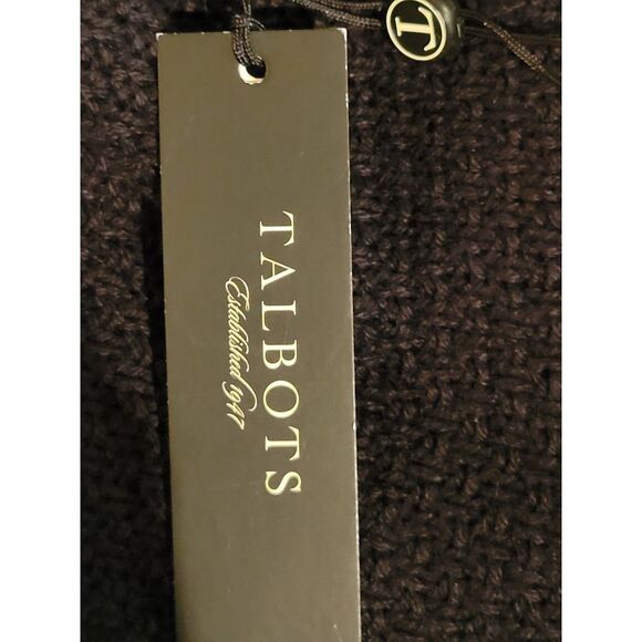 Talbots NWT Women's Long-Sleeve Black XL Cardigan CA#23147 - Picture 4 of 11